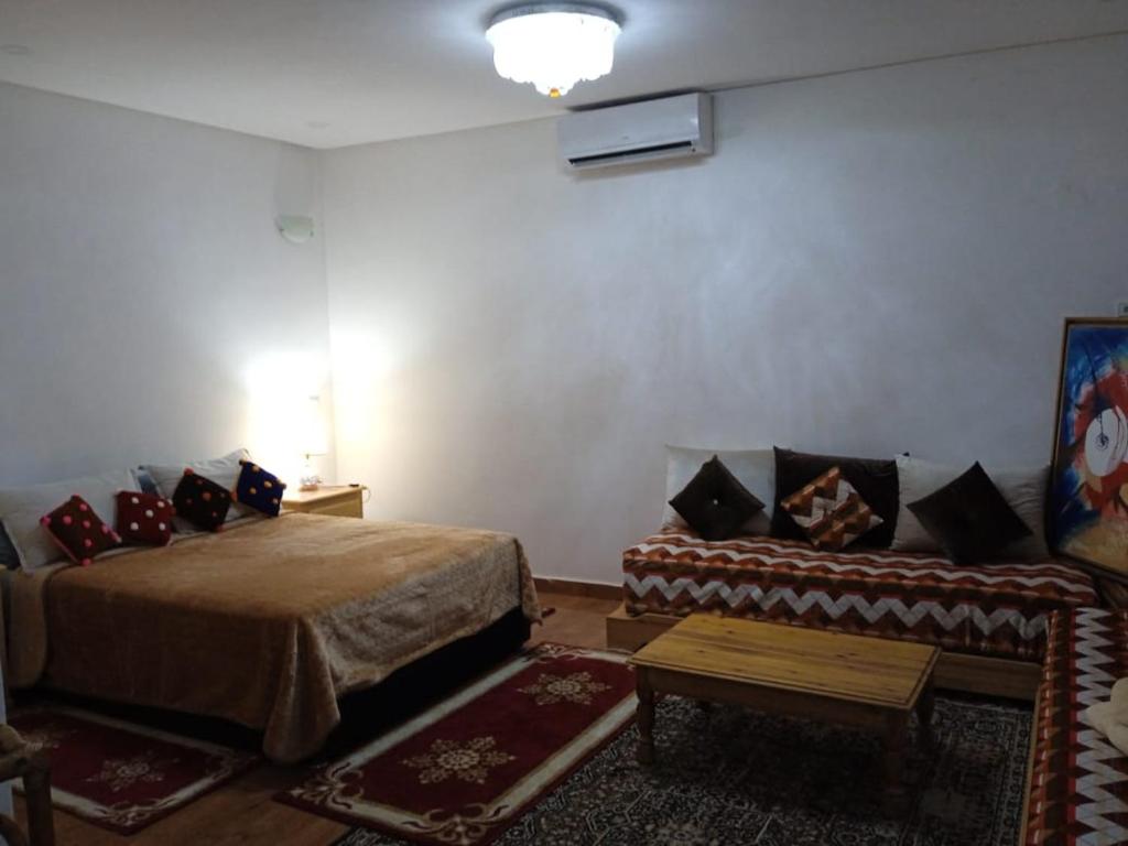 Voodi või voodid majutusasutuse Abla room toas