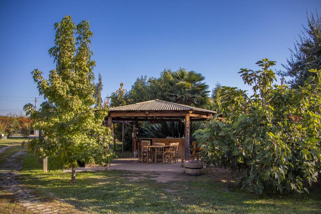 Agroturismo mapuweñimen外面的花园