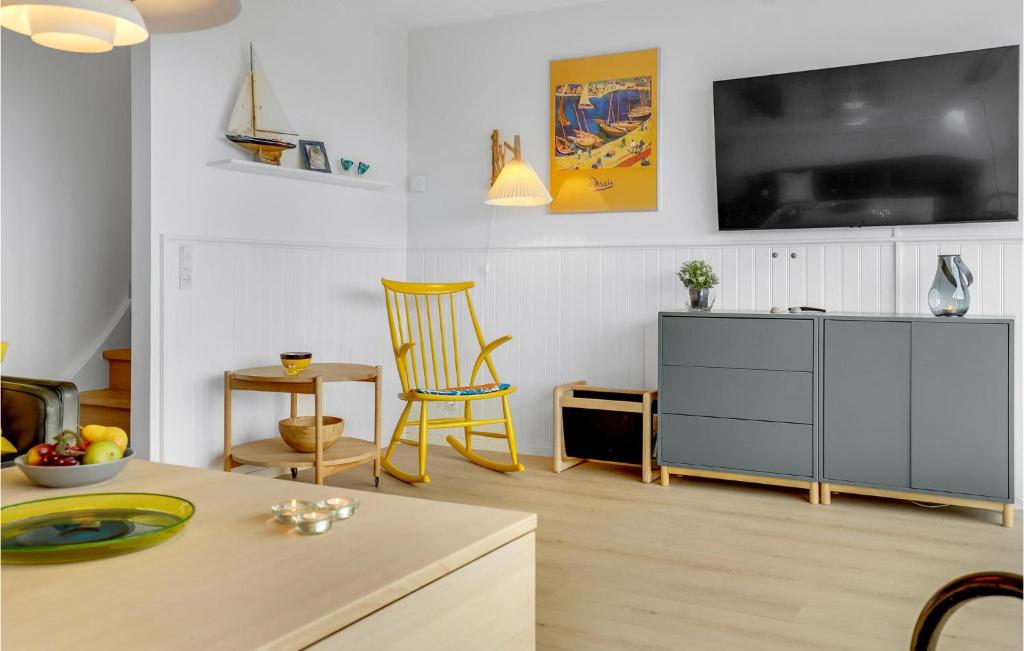 TV a/nebo společenská místnost v ubytování Holiday Home Næsvej Assens