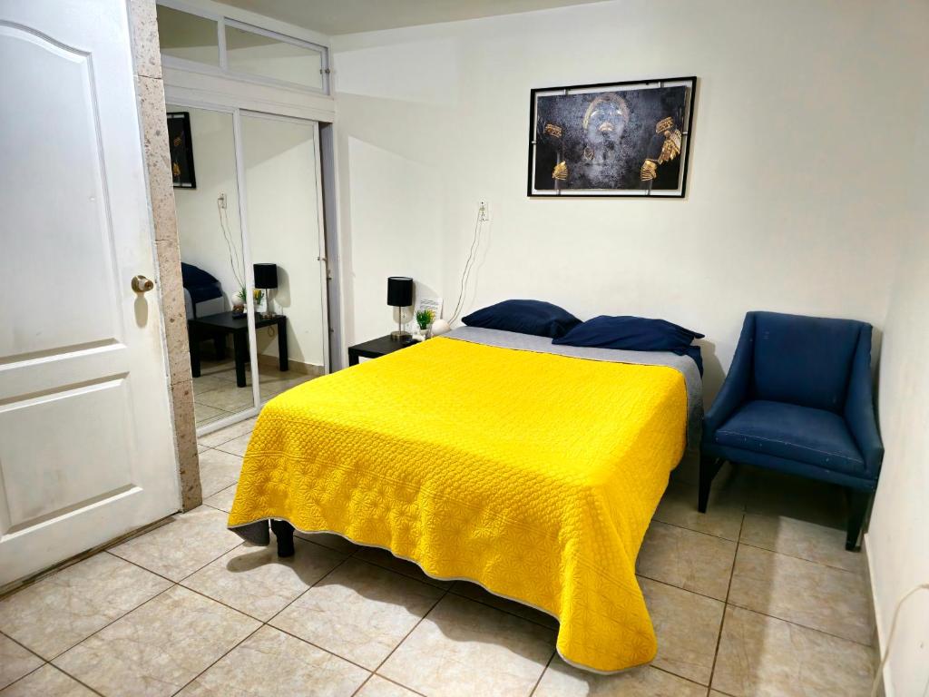 Katil atau katil-katil dalam bilik di Casa Desierto los cabos