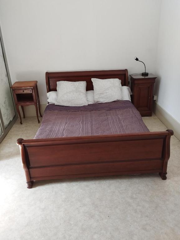 Postel nebo postele na pokoji v ubytování Maison Alba La Source