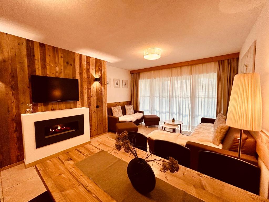 Posezení v ubytování Sonn-Alm Chalet-Apartments