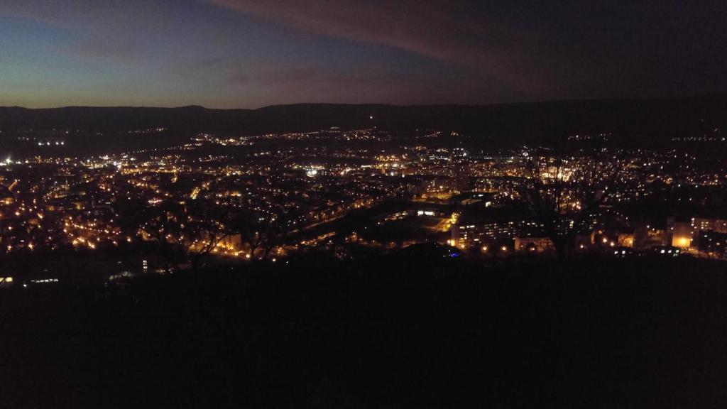 Letecký snímek ubytování Penzion hrad Doubravka