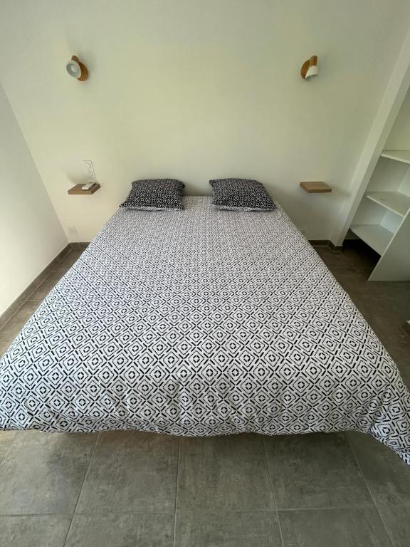 Postel nebo postele na pokoji v ubytování Gîte le Pistou 1