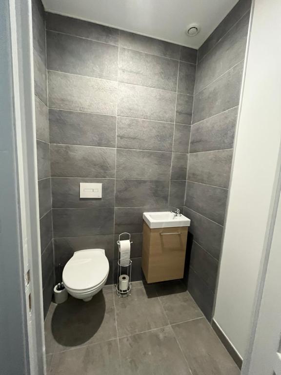 Koupelna v ubytování Gîte le Pistou 1