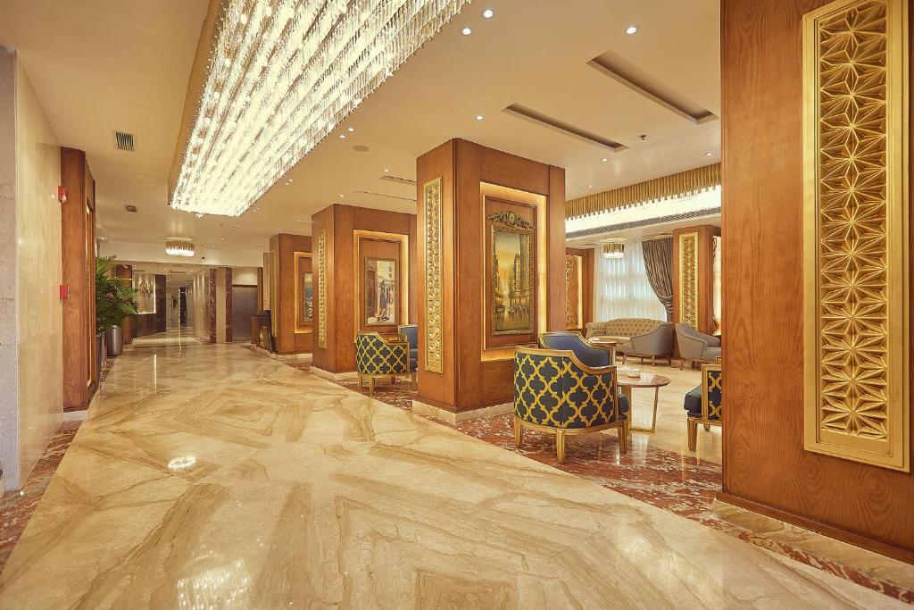 A seating area at Grand Hotel Port Said