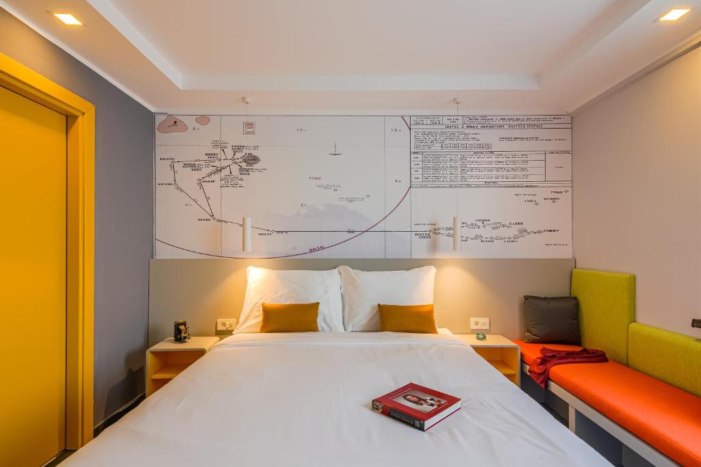 Postel nebo postele na pokoji v ubytování Ibis Styles Bucharest Airport
