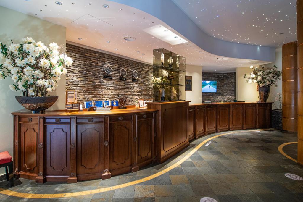 Lounge nebo bar v ubytování Lux Garden Hotel