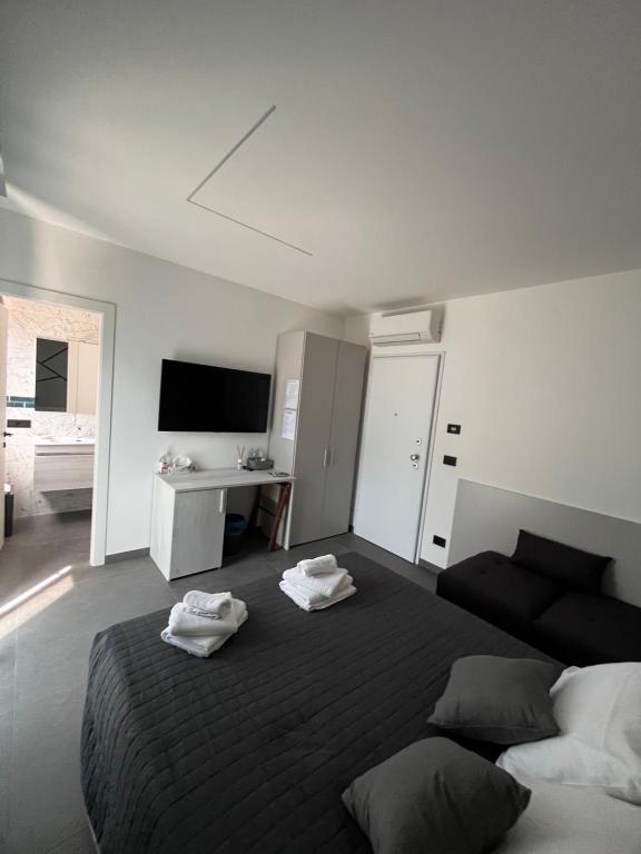 Postel nebo postele na pokoji v ubytování B&B A due passi dal mare