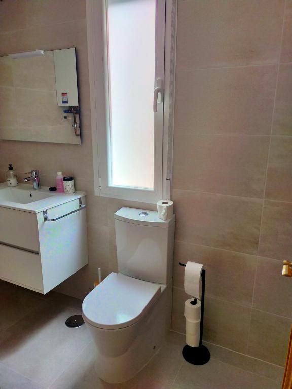 Kúpeľňa v ubytovaní Apartamento en el casco antiguo de Ponferrada