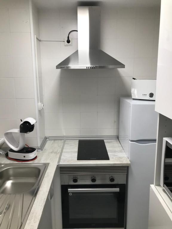 Kuchyňa alebo kuchynka v ubytovaní Apartamentos Laguna Beach 2