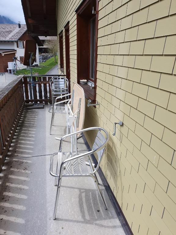 Balkón nebo terasa v ubytování Ferienstudio in Unterschächen
