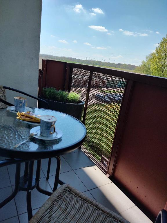 Balkón alebo terasa v ubytovaní Apartament -Jak w domu- Czeladź 60m2 Centrum Katowic 10km