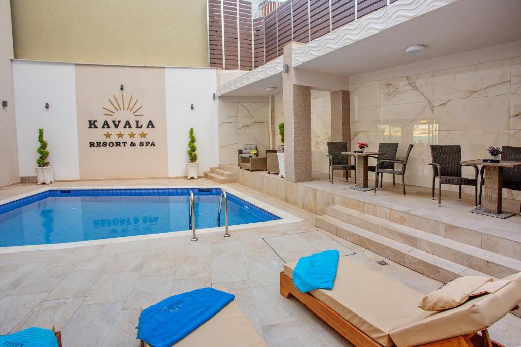 Bazén v ubytování Kavala Resort & Spa nebo v jeho okolí