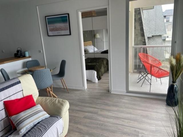 Posedenie v ubytovaní Appt T2 vue imprenable sur Mer