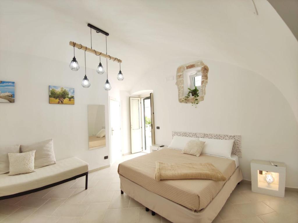 Posezení v ubytování B&B Antiche Mura