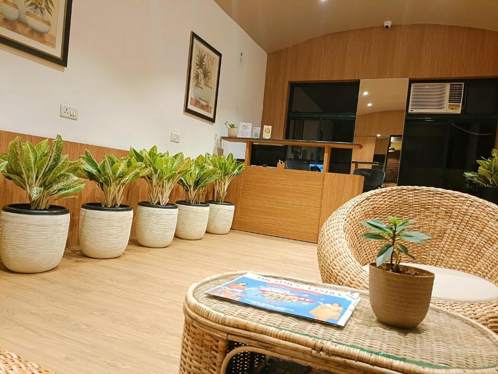 Kuchyň nebo kuchyňský kout v ubytování Pandu Pokhar Eco Adventure Resort