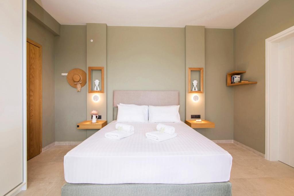 A bed or beds in a room at Villa Ble