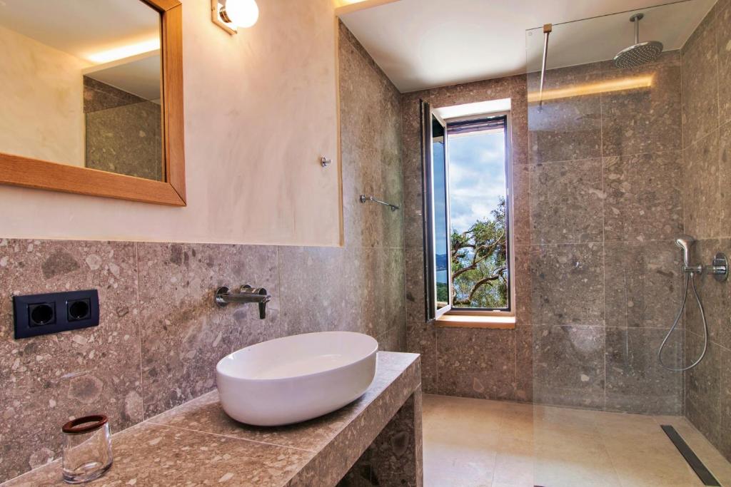 A bathroom at Villa Ble