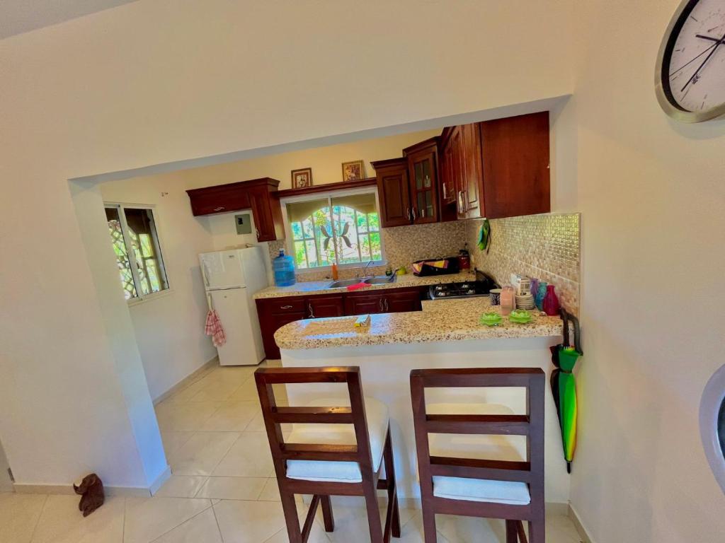Kuchyň nebo kuchyňský kout v ubytování Tropical Bonilla Home