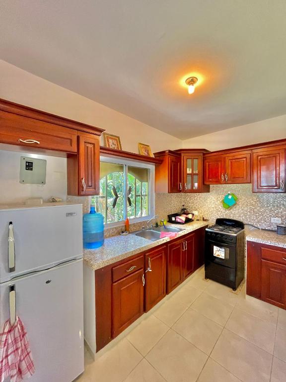 Kuchyň nebo kuchyňský kout v ubytování Tropical Bonilla Home