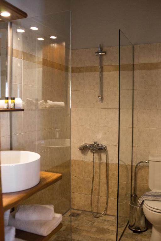 Koupelna v ubytování Φιλυρέα Apartments - Room 3