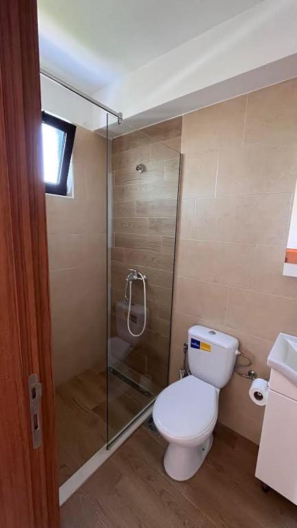 Koupelna v ubytování Buzuku House