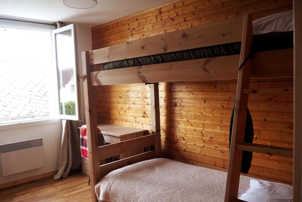 Postel nebo postele na pokoji v ubytování Gîte Location des 4 saisons