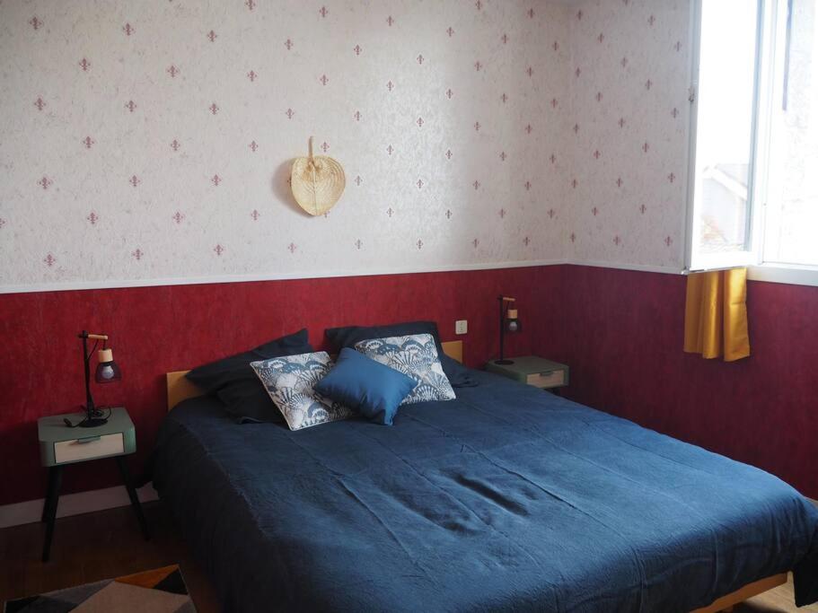 Postel nebo postele na pokoji v ubytování Gîte Location des 4 saisons