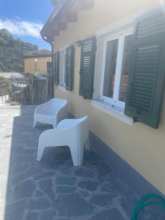 Balkón nebo terasa v ubytování Cà di Giaco lodge