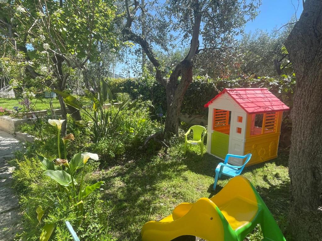 Zahrada ubytování B&B Case Vacanza Orchidea marina di Macchia vicino a Mattinata Gargano