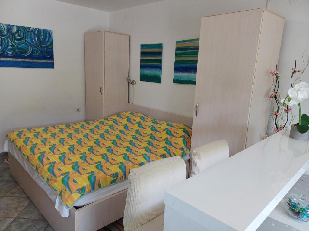 Postel nebo postele na pokoji v ubytování Apartments Lana