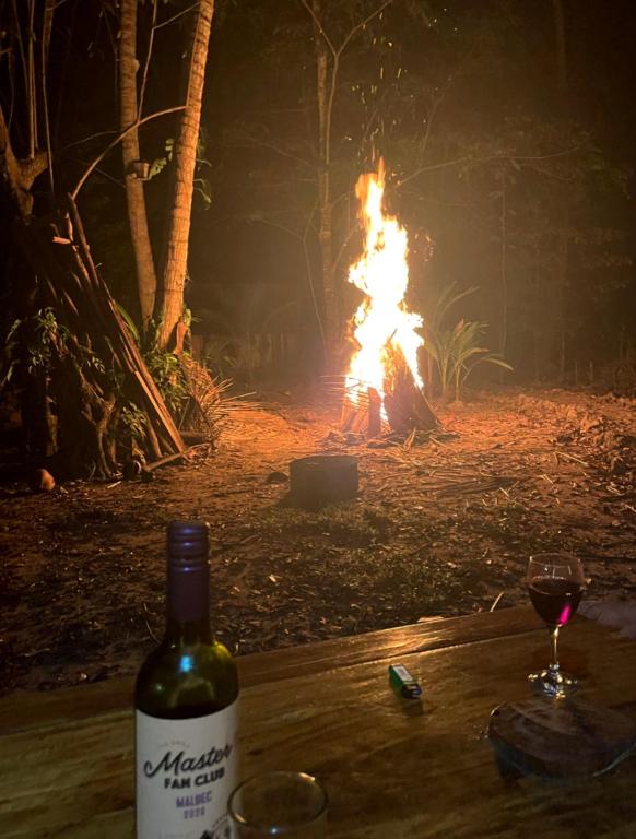 Nápoje v ubytování Fully Furnished FAMILY JUNGLE TENT, Latino Glamping Paquera