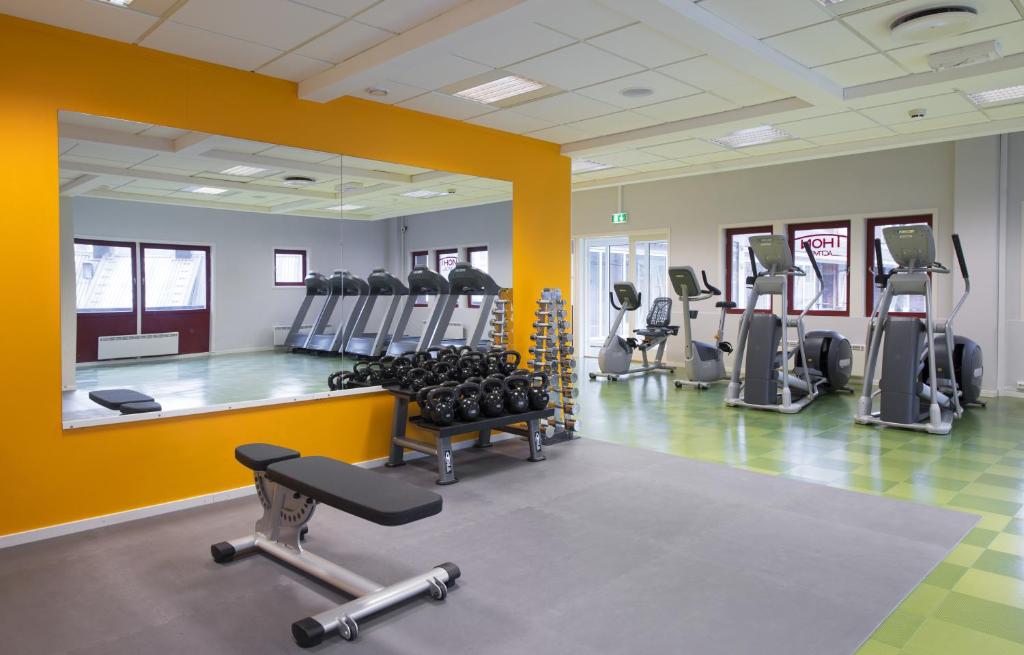 Fitness centrum a/nebo fitness zařízení v ubytování Thon Hotel Hallingdal