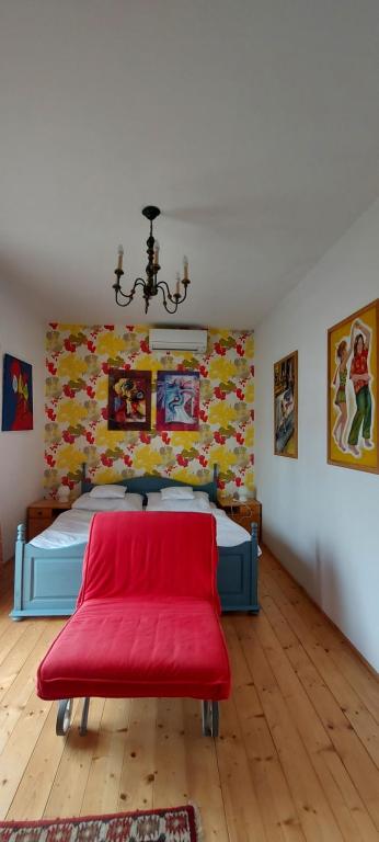 Postel nebo postele na pokoji v ubytování Villa Luca