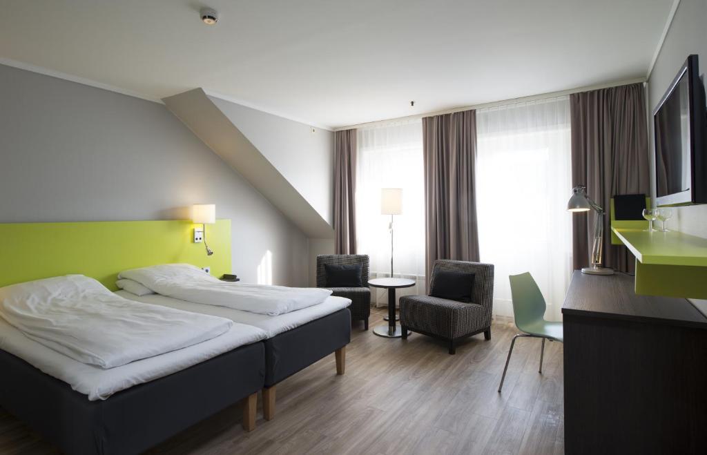 Postel nebo postele na pokoji v ubytování Thon Hotel Hallingdal