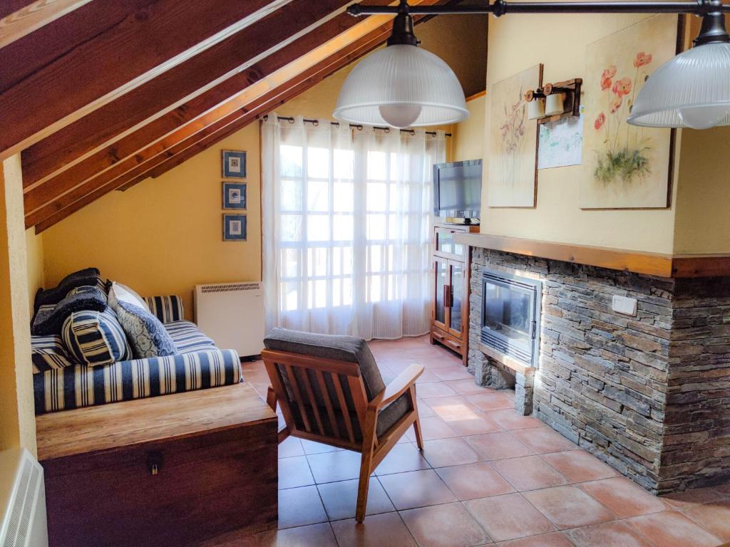 Posezení v ubytování Apartamento con encanto