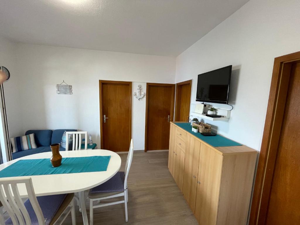 Kuchyň nebo kuchyňský kout v ubytování Apartman Emilija