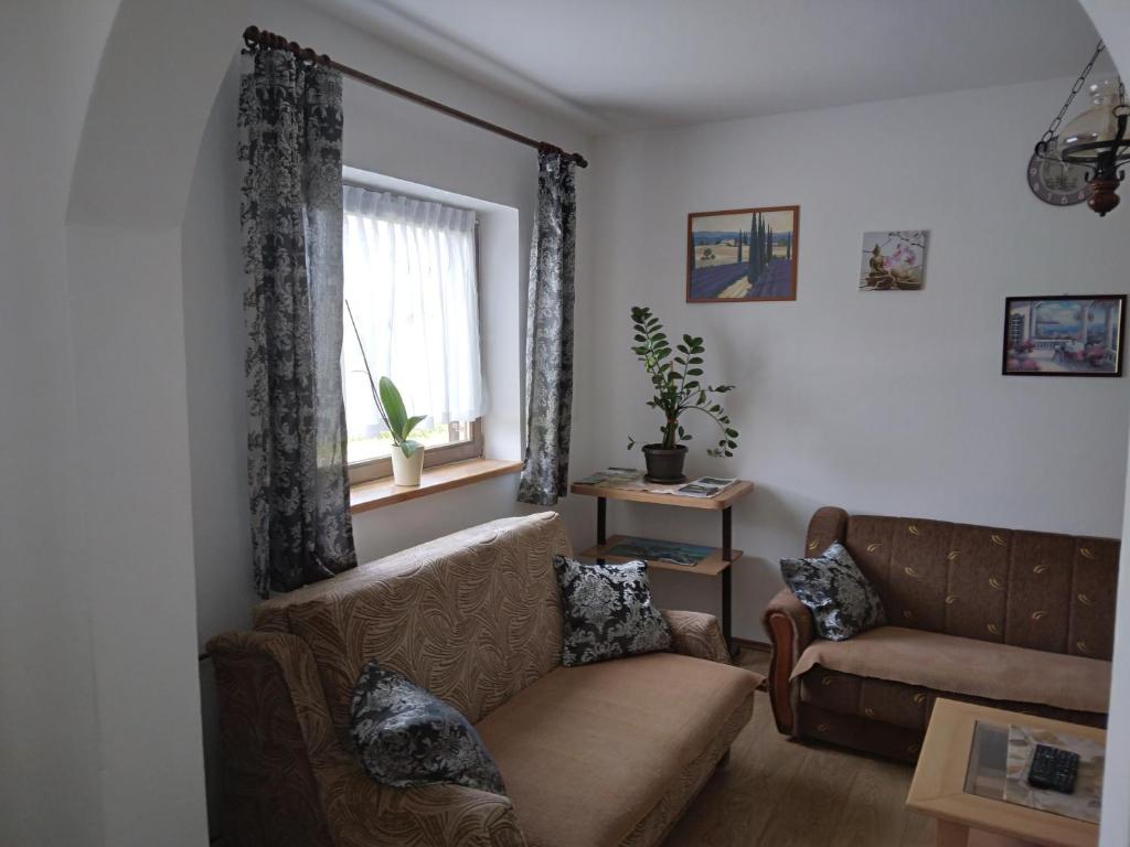 Posezení v ubytování Apartment Gabi