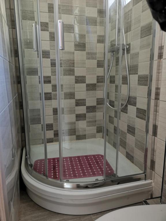 Kúpeľňa v ubytovaní Bodnar Apartman