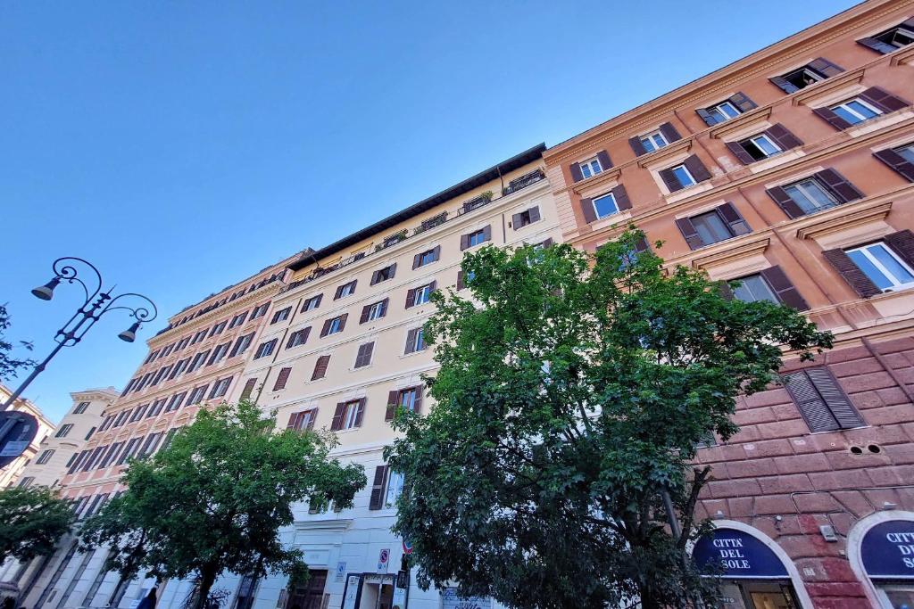 Budynek, w którym mieści się apartament