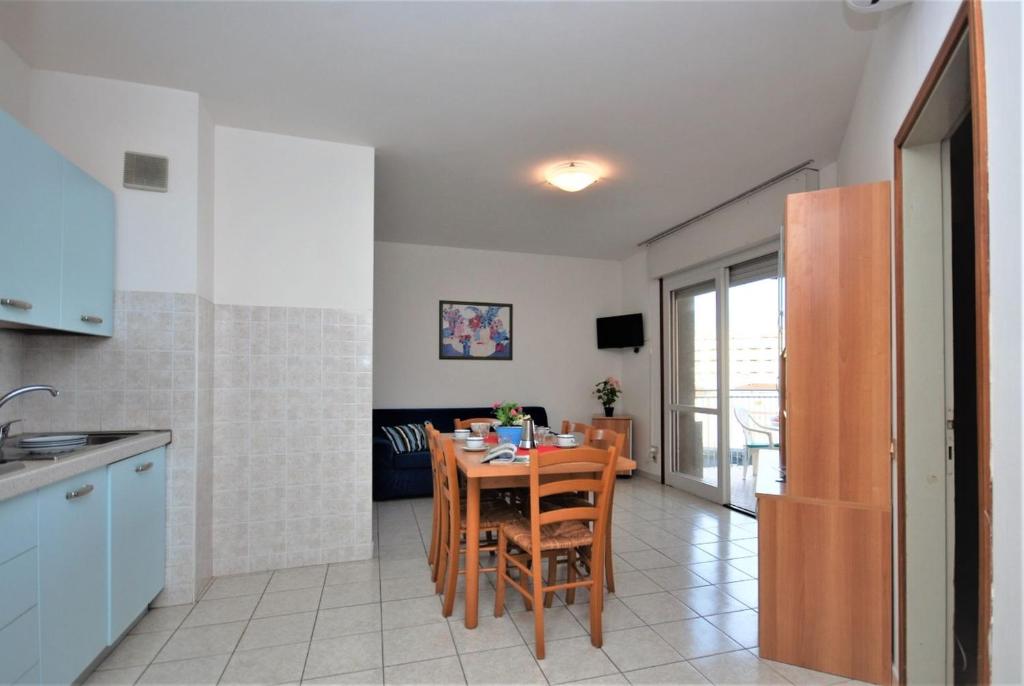 Kuchyň nebo kuchyňský kout v ubytování Residenza Bianco Nero