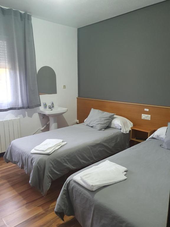 Postel nebo postele na pokoji v ubytování A Concha