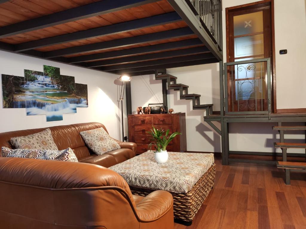 Posezení v ubytování B&B Isabell