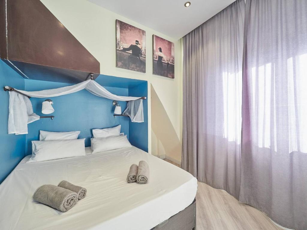 Posteľ alebo postele v izbe v ubytovaní Unique Cozy Scenic Penthouse