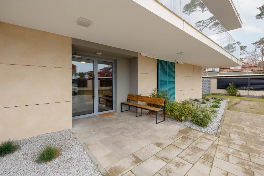 Budynek, w którym mieści się apartament