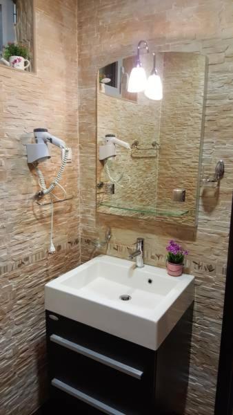 Koupelna v ubytování Apartments Rino Lux