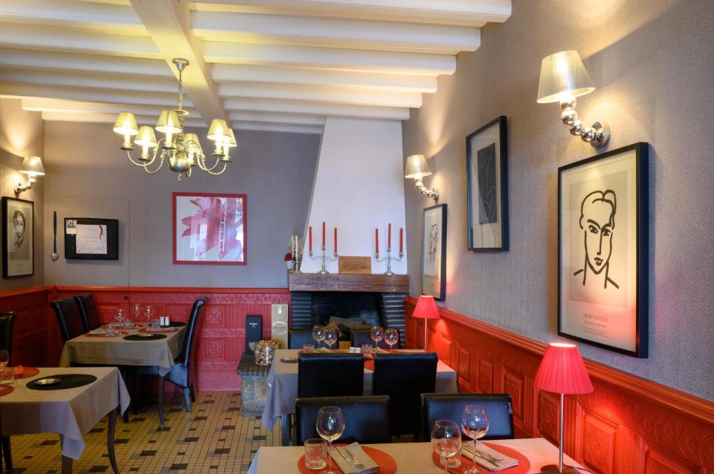 Posezení v ubytování Hotel La Chope
