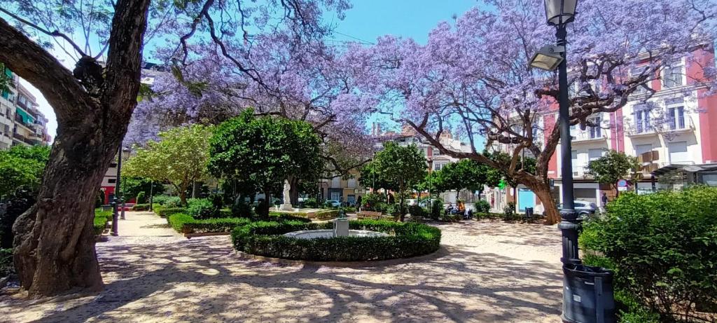 Vonkajšia záhrada v ubytovaní Victoria Flat F&M Moderno, acogedor y céntrico