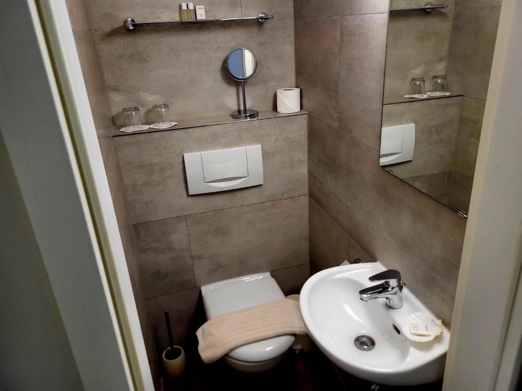 Koupelna v ubytování Hotel An den Bleichen